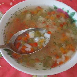 Овощной суп для ребенка