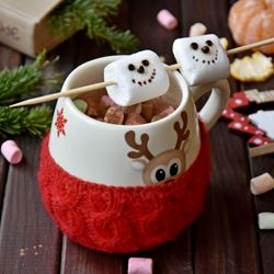 Волшебный зимний напиток — горячий шоколад
