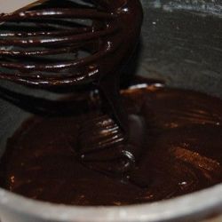 Глянцевая шоколадная глазурь для кексов и тортов