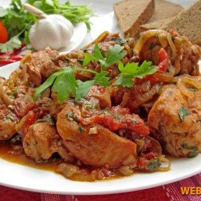 Чахохбили Из Курицы Классический Рецепт С Фото