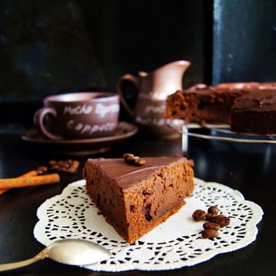 Глазированный шоколадный торт от Марты Стюарт