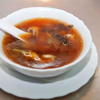 Китайский суп с морепродуктами