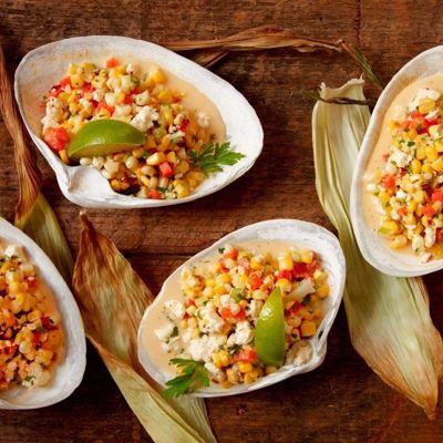 Мексиканский салат с кукурузой