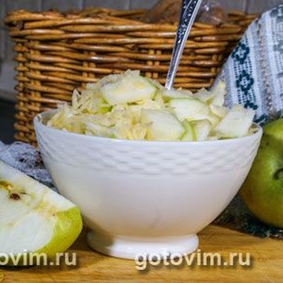Салат из репы с яблоками