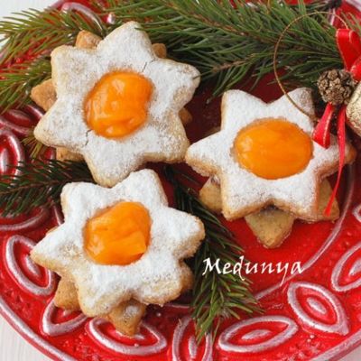 Vanocni hvezda рождественское печенье
