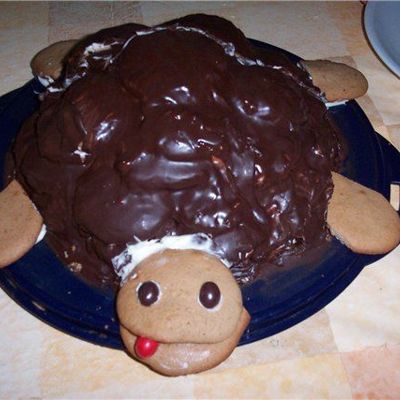 Торт черепаха сметаной