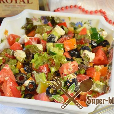 Греческий салат, рецепт классического греческого салата