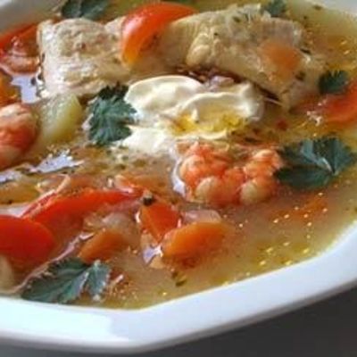 Рыбный суп с конгрио Caldillo de congrio