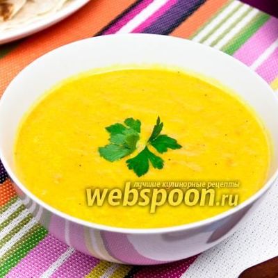 Сливочный крем-суп с морковью