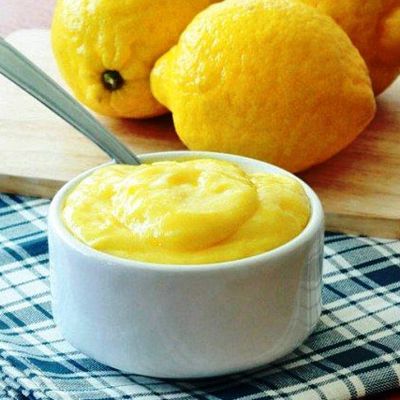Лимонный крем для торта
