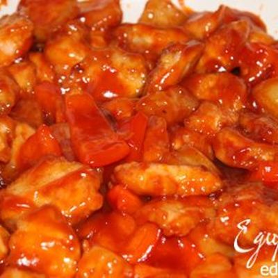 Курица в кисло-сладком соусе по-китайски
