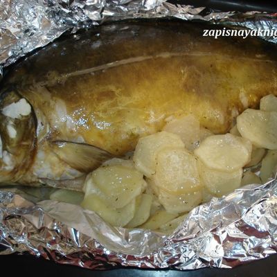 Рыба в фольге с картофелем