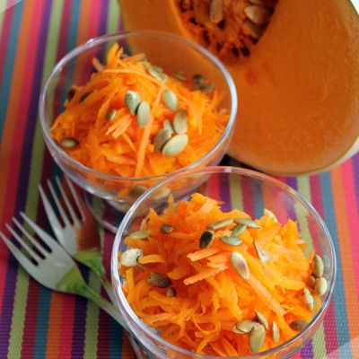 Салат из тыквы с морковью