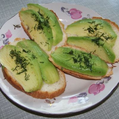 Бутерброды с авокадо