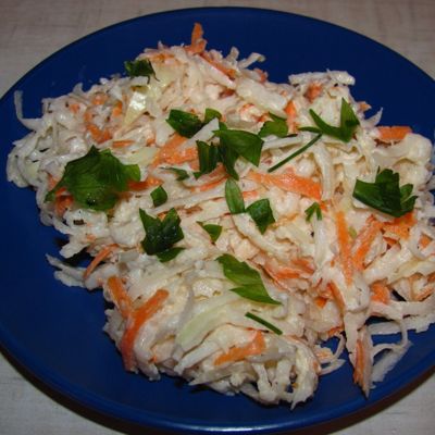 Салат из репы и моркови