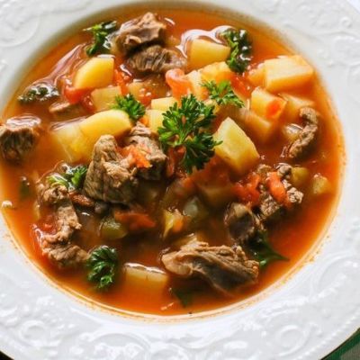 Шурпа - татарский суп