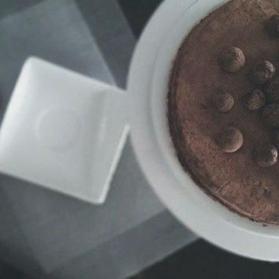 Шоколадный торт из блинов с амаретто