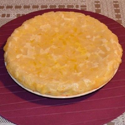 Творожный пирог Антво с ананасами