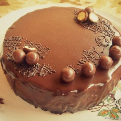 Шоколадный торт-мусс