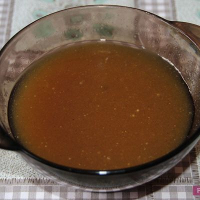 Медово-горчичный соус для жарки