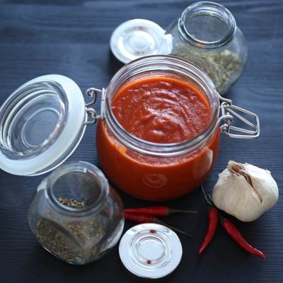 Зимний безглютеновый томатный соус для пиццы и основа для соуса Болоньезе