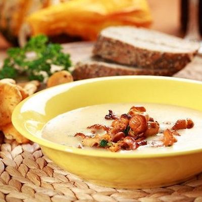 Крем-суп из лисичек