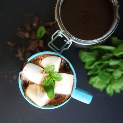 Холодный шоколадно-мятный кофе