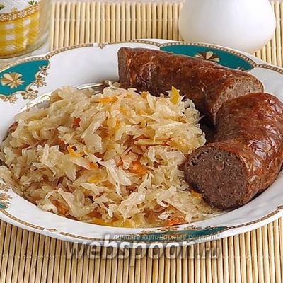 Колбаса из свинины и картофеля по-литовски в аэрогриле