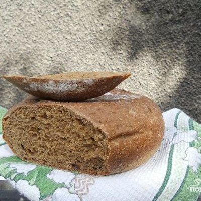 Бездрожжевой ржаной хлеб в мультиварке