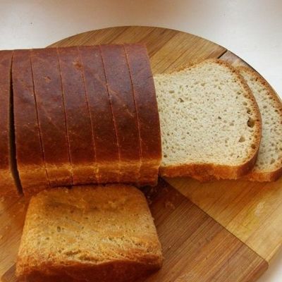 Белый хлеб на закваске в духовке