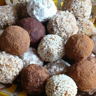 Индийские сладости из нута и сухофруктов