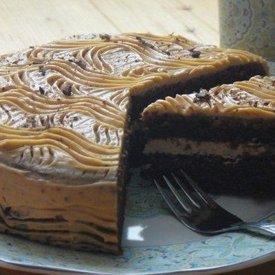 Кекс-торт с сырным кремом в мультиварке