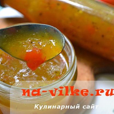Кисло-сладкий соус из алычи и болгарского перца