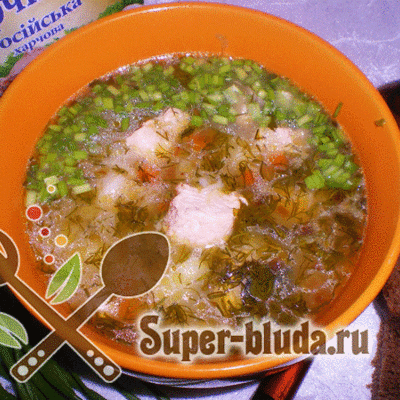 Суп из горбуши, рецепт рыбного супа