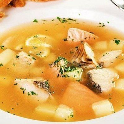 Суп из лосося