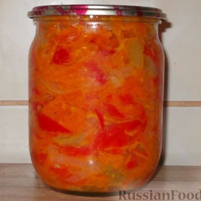 Салат из болгарского перца и моркови