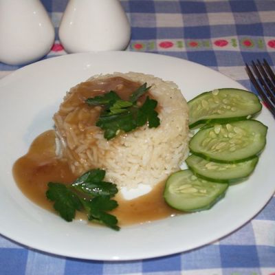 Рис с соусом Терияки