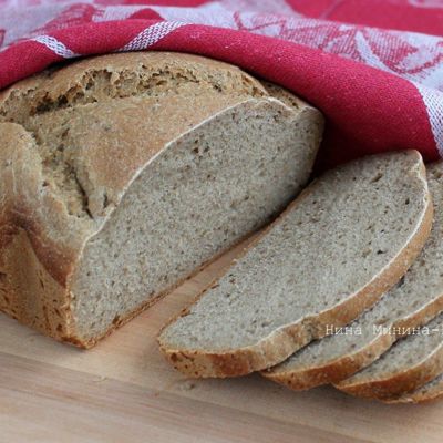 Ржаной хлеб на закваске в хлебопечке