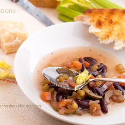 Итальянский овощной суп Минестроне Minestrone