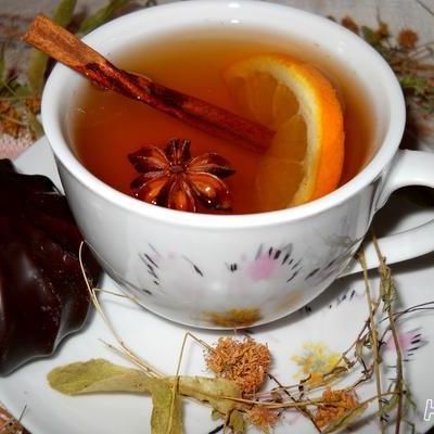 Травяной чай Здоровье с имбирем и корицей