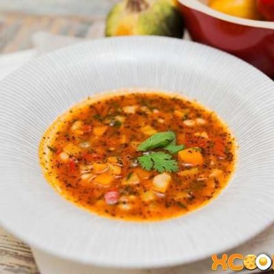 Фасолевый болгарский суп Боб чорба