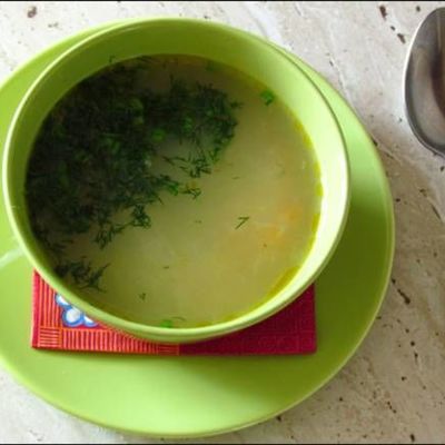 Суп с кроликом и рисом в мультиварке
