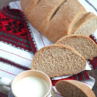 Пшенично-ржаной хлеб с отрубями