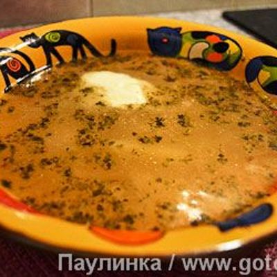 Чесночный суп по-чешски Чесночкова полевка