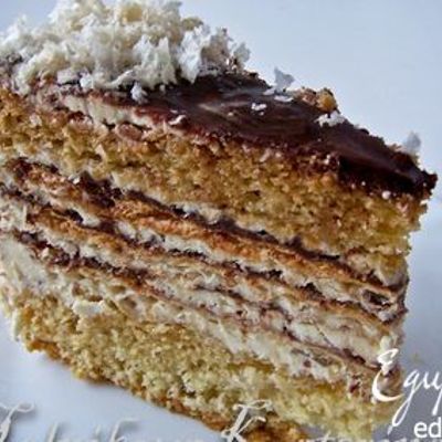 Бисквитно-вафельный торт Этюд