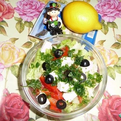 Салат Айсберг с овощами