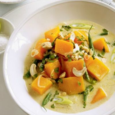 Тайский суп с фасолью