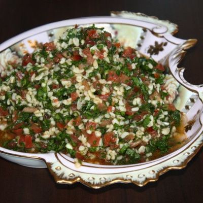 Арабский салат Табуле с булгуром