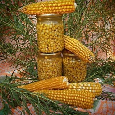 Консервированная кукуруза по-домашнему