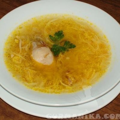 Мисо Рамен суп-лапша с курицей и бобовой пастой